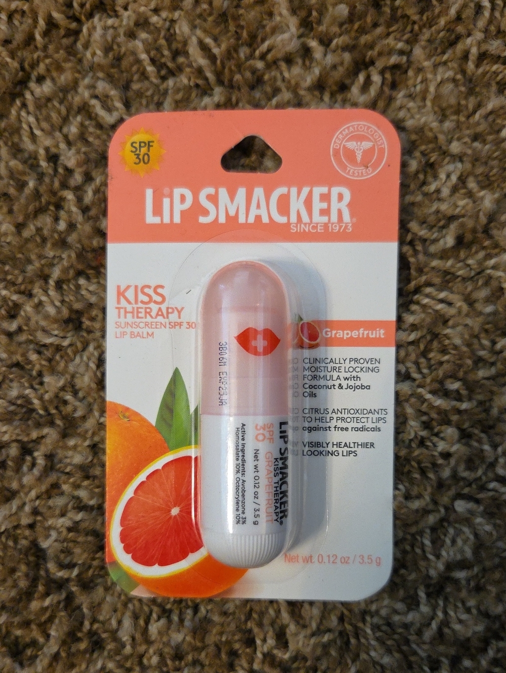 Lip Smacker Kiss Therapy SPF 30 Grapefruit Lip Balm